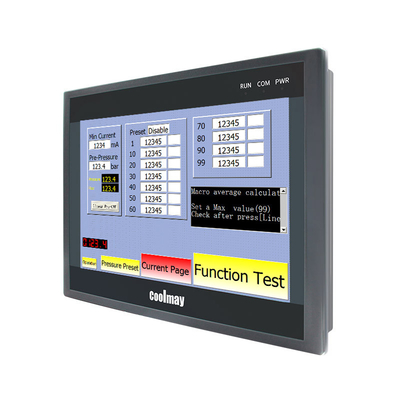 Coolmay 10 Inch Relay Digital Input Analog Temperatury Wzniesienia Fx1n Fx2n Fx3u Plc HMI Zintegrowane Kombo All In One Programowalny Kompresor Logiczny 8 Oś Stepper Servo Driver Regulator prędkości