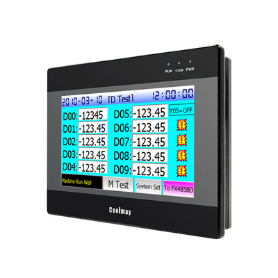 7 cali Modbus Hmi Plc All In One Plc Programmable Controller 24 cyfrowy wejście 24 cyfrowy wyjście